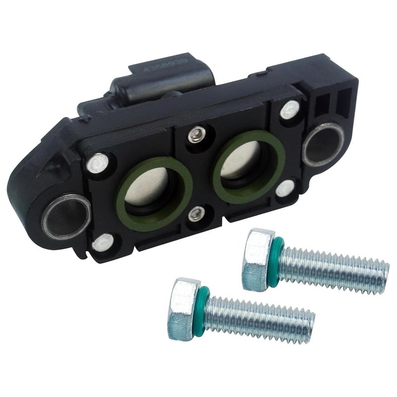 longshida 4358939 EGR Pressure Exhaust Gas Pressure Sensor DPF Sensor Differential Pressure Sensor CUM4358939 Compatible with Cummins ISX QSX Engines - Image 1